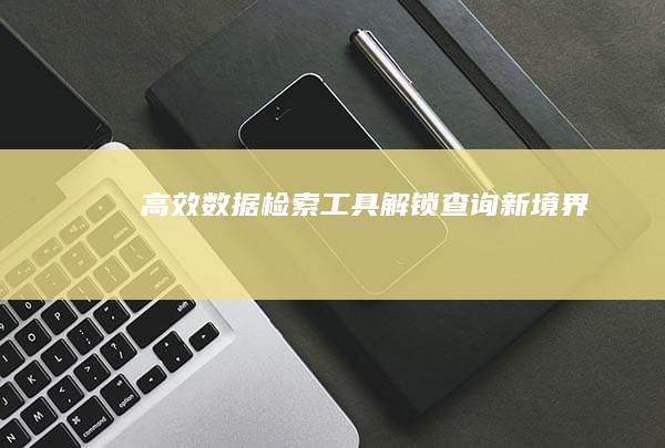 高效数据检索工具：解锁查询新境界